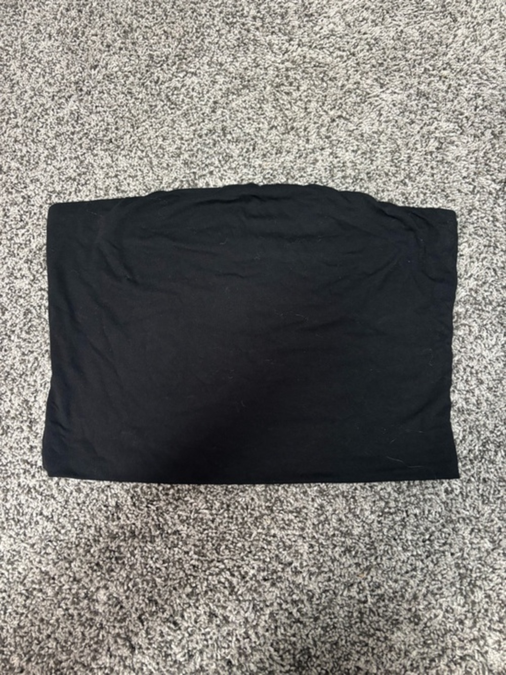 Active Basic Black Strapless Tube Top